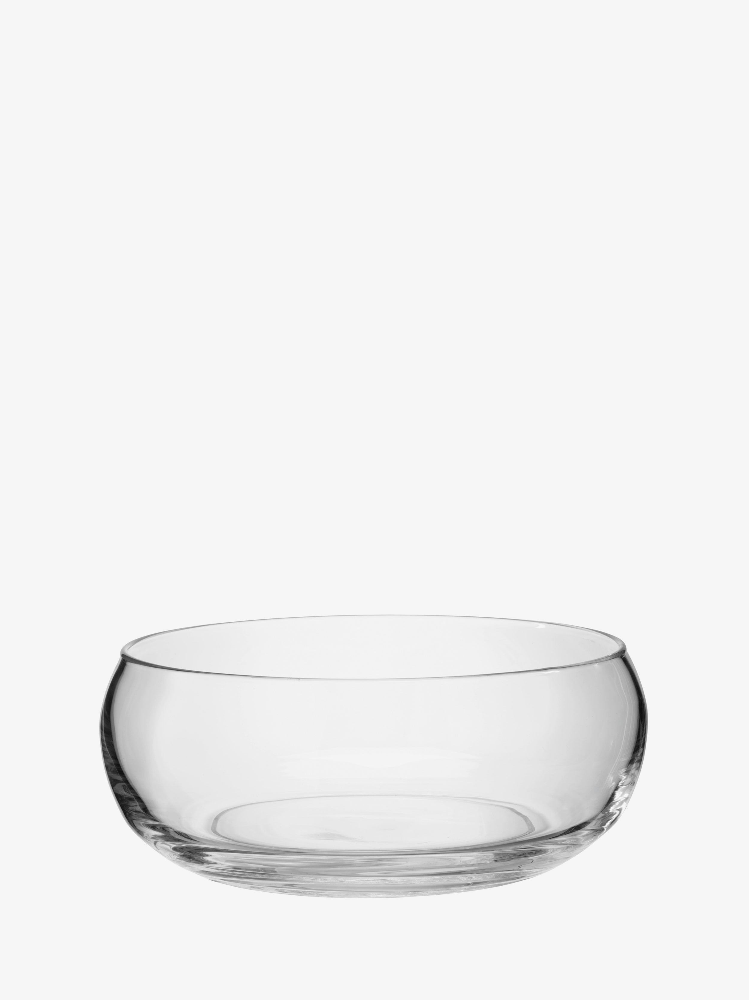 LSA International 透明ガラスボウル 30cm Serve Low Bowl - 6.4L | LSA International